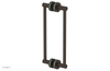 JOLIE - 12" Double Sided Shower Pull with "Turqoise" Accents 222-93-12