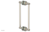 JOLIE - 12" Double Sided Shower Pull with "Turqoise" Accents 222-93-12