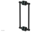 JOLIE - 12" Double Sided Shower Pull with "Turqoise" Accents 222-93-12