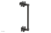 JOLIE - 12" Single Sided Shower Pull with "Black" Accents 222S-92-12