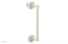 JOLIE - 12" Single Sided Shower Pull with "Light Blue" Accents 222S-92-12
