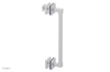 JOLIE - 12" Single Sided Shower Pull with "Navy Blue" Accents 222S-92-12