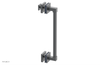 JOLIE - 12" Single Sided Shower Pull with "Navy Blue" Accents 222S-92-12