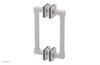 JOLIE - 8" Double Sided Shower Pull with "Black" Accents 222S-93-08