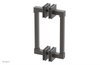 JOLIE - 8" Double Sided Shower Pull with "Black" Accents 222S-93-08