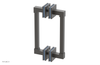 JOLIE - 8" Double Sided Shower Pull with "Light Blue" Accents 222S-93-08