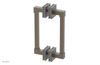 JOLIE - 8" Double Sided Shower Pull with "Light Blue" Accents 222S-93-08