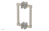 JOLIE - 8" Double Sided Shower Pull with "Light Blue" Accents 222S-93-08