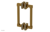 JOLIE - 8" Double Sided Shower Pull with "Light Blue" Accents 222S-93-08