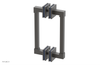 JOLIE - 8" Double Sided Shower Pull with "Navy Blue" Accents 222S-93-08