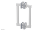 JOLIE - 8" Double Sided Shower Pull with "Navy Blue" Accents 222S-93-08