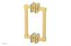 JOLIE - 8" Double Sided Shower Pull with "Turqoise" Accents 222S-93-08