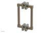 JOLIE - 8" Double Sided Shower Pull with "Turqoise" Accents 222S-93-08