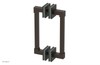 JOLIE - 8" Double Sided Shower Pull with "Turqoise" Accents 222S-93-08