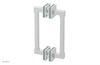 JOLIE - 8" Double Sided Shower Pull with "Turqoise" Accents 222S-93-08
