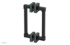 JOLIE - 8" Double Sided Shower Pull with "Turqoise" Accents 222S-93-08