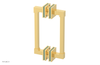 JOLIE - 8" Double Sided Shower Pull with "Turqoise" Accents 222S-93-08