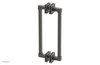JOLIE - 12" Double Sided Shower Pull with "Black" Accents 222S-93-12