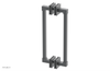 JOLIE - 12" Double Sided Shower Pull with "Black" Accents 222S-93-12