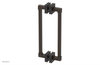 JOLIE - 12" Double Sided Shower Pull with "Navy Blue" Accents 222S-93-12