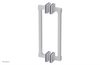 JOLIE - 12" Double Sided Shower Pull with "Navy Blue" Accents 222S-93-12