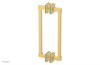 JOLIE - 12" Double Sided Shower Pull with "Turqoise" Accents 222S-93-12