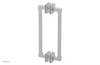 JOLIE - 12" Double Sided Shower Pull with "Turqoise" Accents 222S-93-12