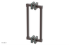 JOLIE - 12" Double Sided Shower Pull with "Turqoise" Accents 222S-93-12