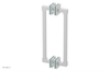 JOLIE - 12" Double Sided Shower Pull with "Turqoise" Accents 222S-93-12