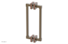 JOLIE - 12" Double Sided Shower Pull with "Pink" Accents 222S-93-12