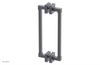 JOLIE - 12" Double Sided Shower Pull with "Purple" Accents 222S-93-12