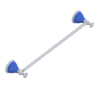 Rubinet Towel Bar 18" White