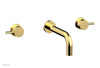 Phylrich BASIC II Wall Tub Set Lever Handles 230-59