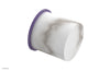 Phylrich BASIC II Cabinet Knob - White Marble 230-92