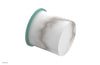 Phylrich BASIC II Cabinet Knob - White Marble 230-92