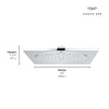 Grohe Rainshower 10" Shower Head - 1 Spray, 9.5 L/Min (2.5 Gpm)