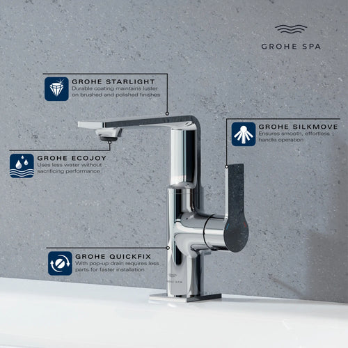 Grohe Allure New Single-Hole Single-Handle M-Size Bathroom Faucet 1.2 Gpm - Golzar Home