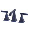 Rubinet Widespread Lav. Set. (less drain) Midnight Blue