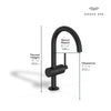 Grohe Atrio New Single Hole Single-Handle L-Size Bathroom Faucet, 1.2 GPM