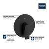 Grohe Defined Pressure Balance Valve Trim