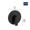 Grohe Defined Pressure Balance Valve Trim