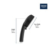 Grohe 100 Hand Shower - 2 Sprays, 6.6 L/min (1.75 gpm)