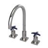 Rubinet Widespread Kitchen Set Polished Nickel