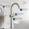 Grohe Atrio New Single Hole Single-Handle Deck Mount Vessel Sink Faucet,1.2 Gpm