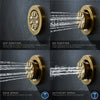 Grohe Rainshower Aqua Body Spray Round- 2 Sprays, 3.3 L/Min (0.9 Gpm)