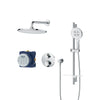Grohe Rainshower GrohTherm 2-Handle Thermostatic Dual Function Shower Kit