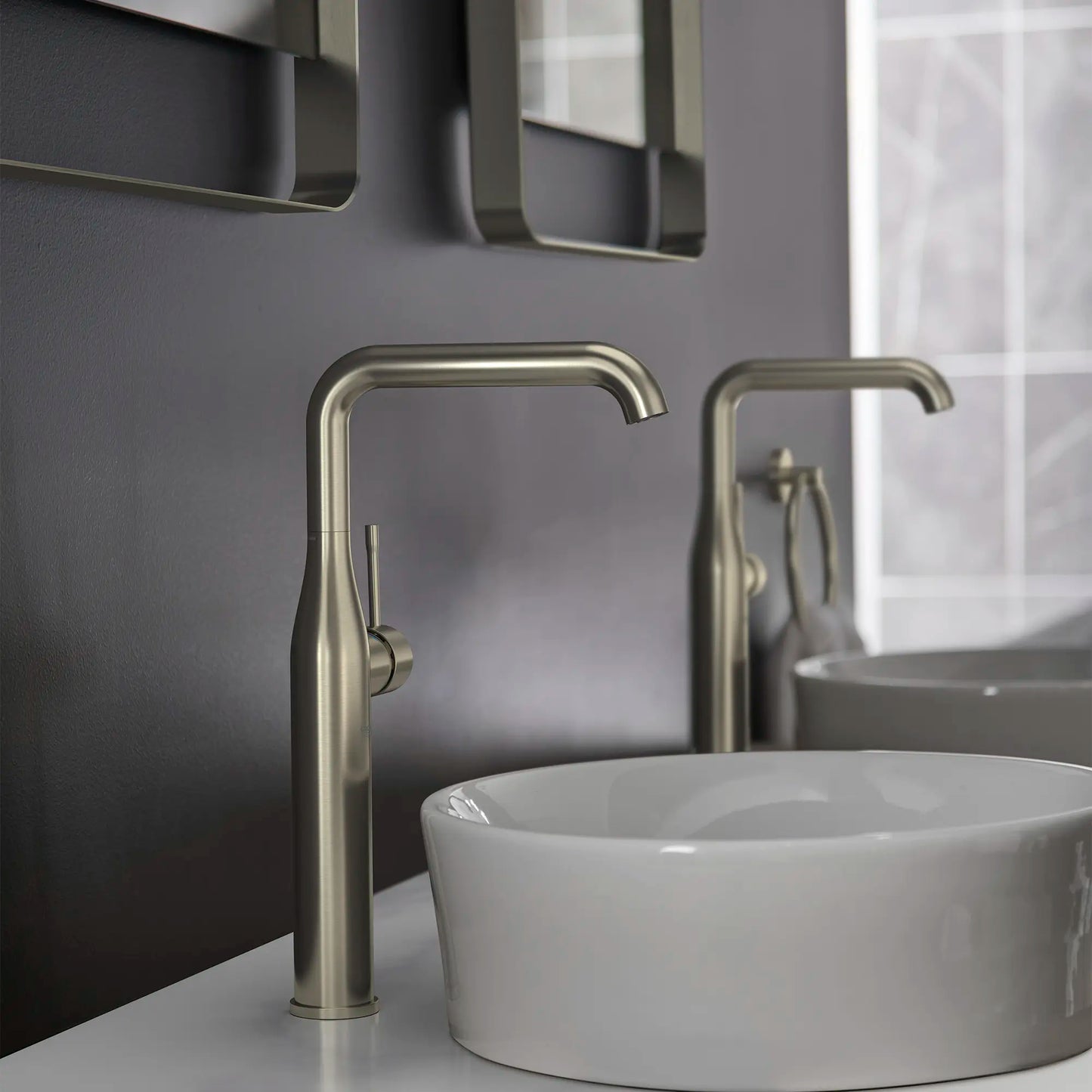 Grohe Essence New Single Hole Single-Handle Deck Mount Vessel Sink Faucet 4.5 L/Min (1.2 Gpm)