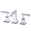 Rubinet Widespread Lav. Set. (less drain) Satin Chrome