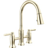 Renaldi Pull-down Bridge Matte Black Pray 2L - Lumicoat Polished Nickel