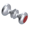 Rubinet Shower Door Knob (set) Satin Chrome